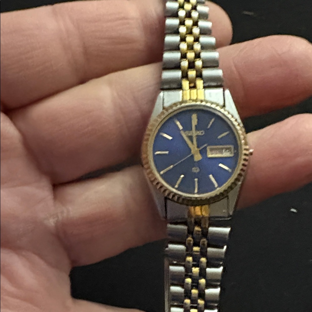 Seiko Women's Watch - Blue and Gold